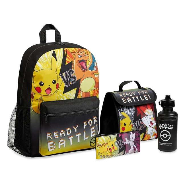 Zainetto Pokemon Bambino con Astuccio Scuola Elementare - Set Gadget Originali