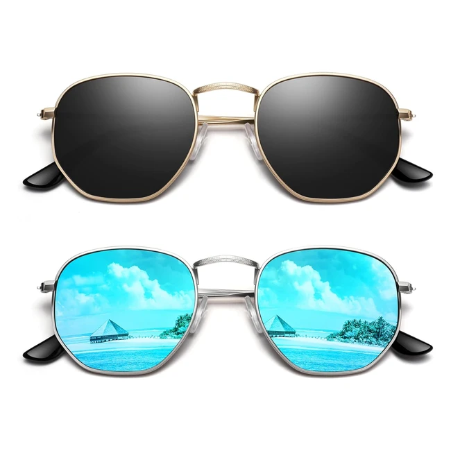 Occhiali da sole donna Sunier polarizzati UV400 moda metallo