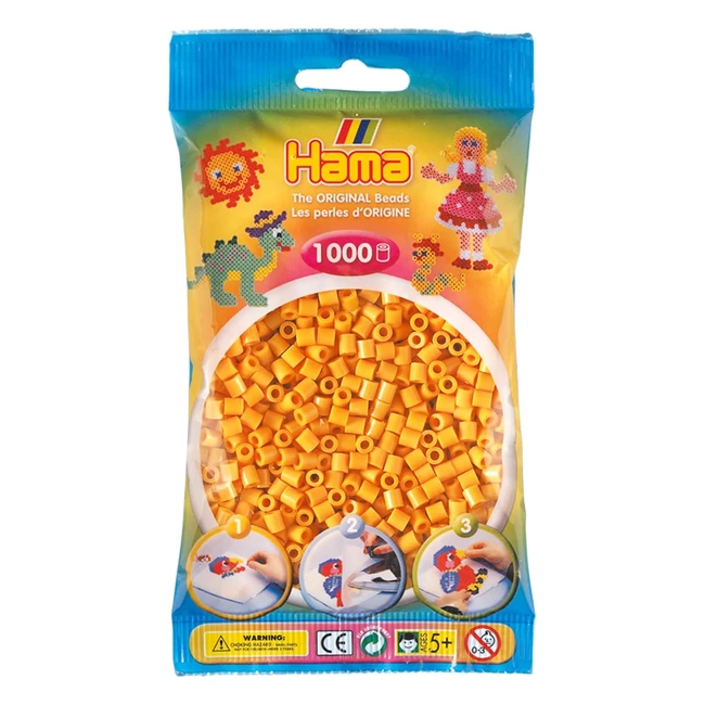 Hama 20760 Mondo Creativo Perline e Gioielli Perle Bag 1000 Orsi Bruni - Kit Edu