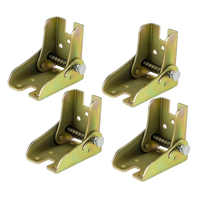 Cerniera pieghevole per gambe tavolo - Facile installazione - 36 viti incluse