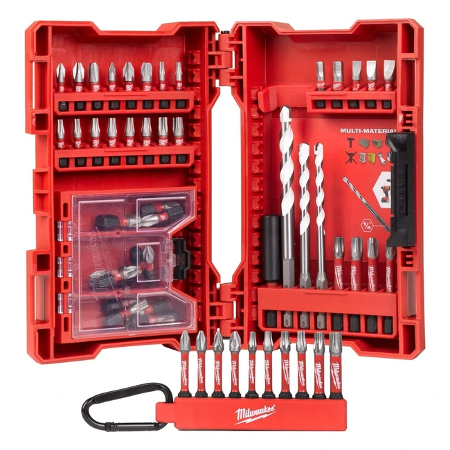 Juego de Accesorios Milwaukee Shockwave 4932479855 - 54 Piezas