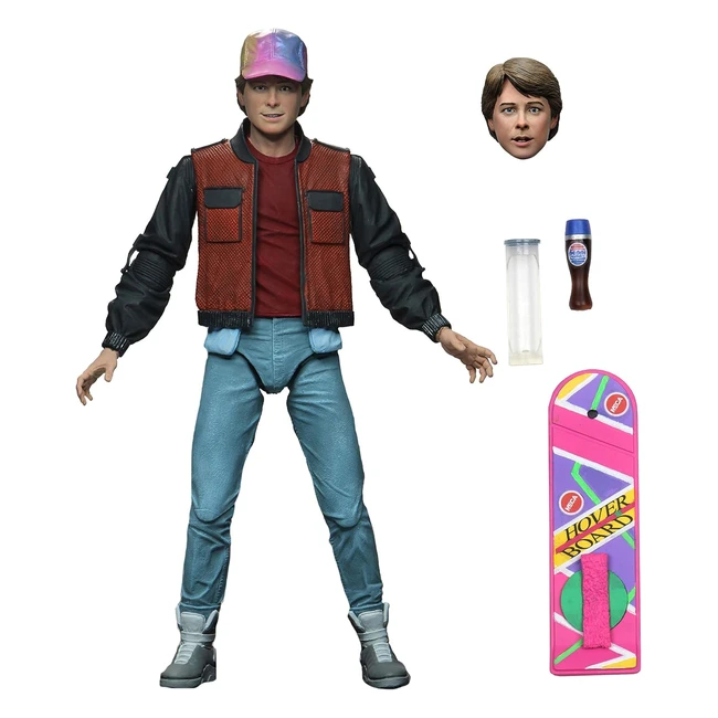 NECA Ultimate Marty Action Figure 18cm NECA53610 - Collectible Toy with Accessor