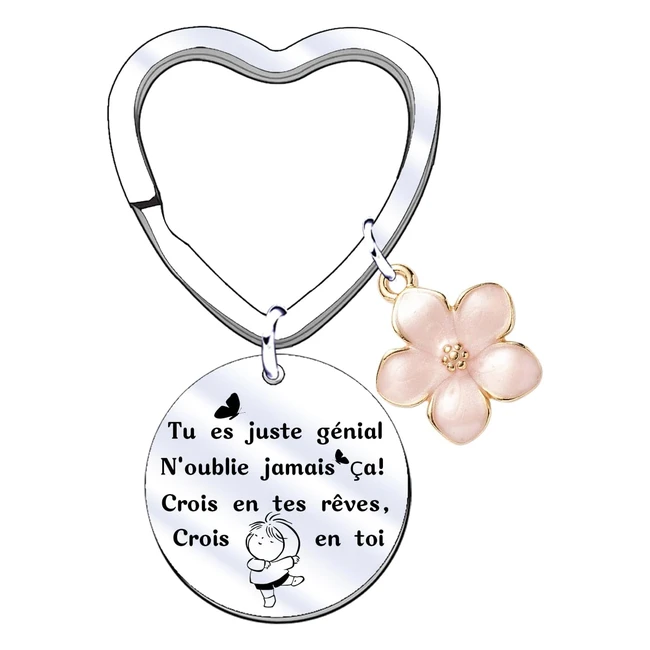 Porte-clés Meilleure Amie - Amitié pour Toujours - Cadeau d'Anniversaire - Longue Distance - Souvenir - Cadeau de Fin d'Études - Noël