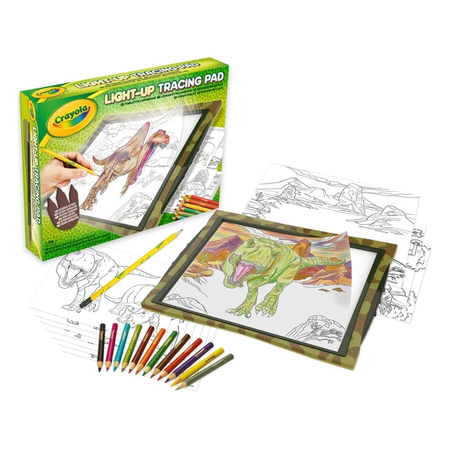 Crayola Pizarra Mgica de Dinosaurios - Tableta Luminosa - Ideal Regalo - 74749