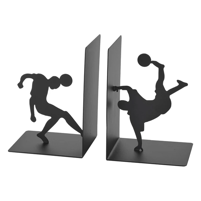 Fermalibri Baroni Home Fantasia Calciatori 12x10x17 cm - Design Colorato e Robus