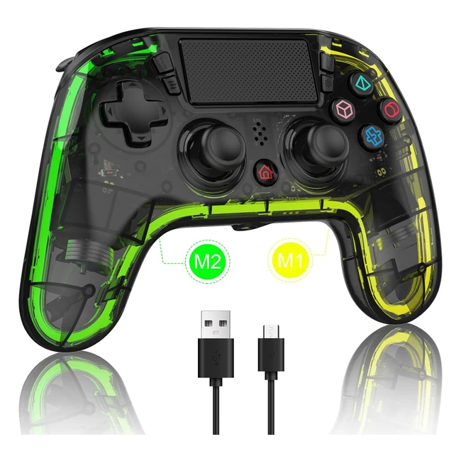 PS4 Controllers with Hall Triggers  RGB LED Lights  Wireless DualShock 4 Gamep