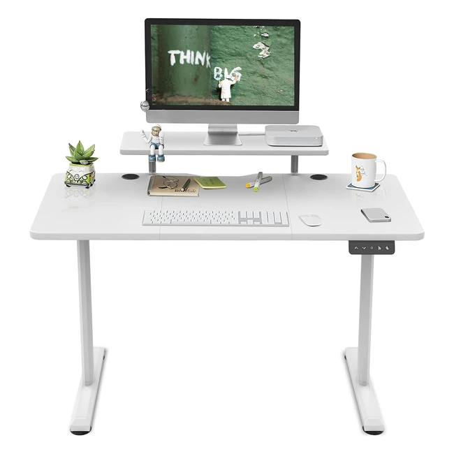 Scrivania regolabile in altezza TriumphKey 120x60 cm - Scrivania elettrica gamin