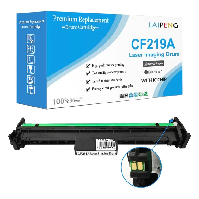 Tamburo Compatibile 19A CF219A Nero HP LaserJet Pro M102 M102A M102W