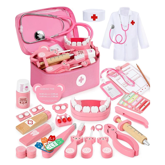 Kit Dottore Bambini Ophy - Kit Medico Giocattolo con Stetoscopio