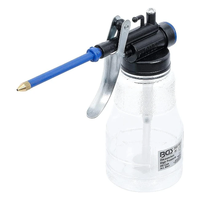 Aceitera de Plástico BGS 8441 - 250 ml, Fácil de Dosificar, Útil para Corte de Roscas