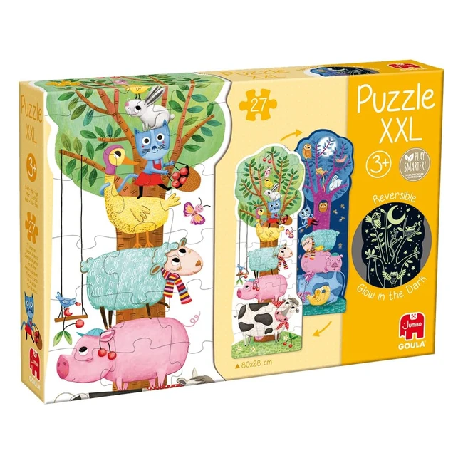 Puzzle Goula Goula50217 Reversibile XXL per Bambini 3 Multicolore