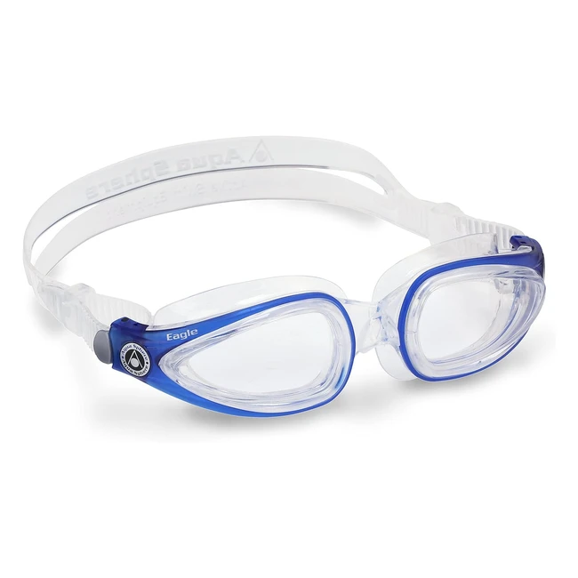 Gafas de Natación AquaSphere Guila Azul Unisex - Lentes Intercambiables - Protección UV - Anti-vaho
