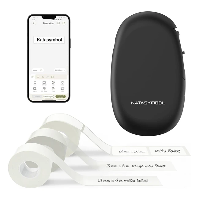 Etiqueteuse Supvan E10 - 3 Rubans Adhésifs - 35 Polices - 1k Icônes - Imprimante Thermique