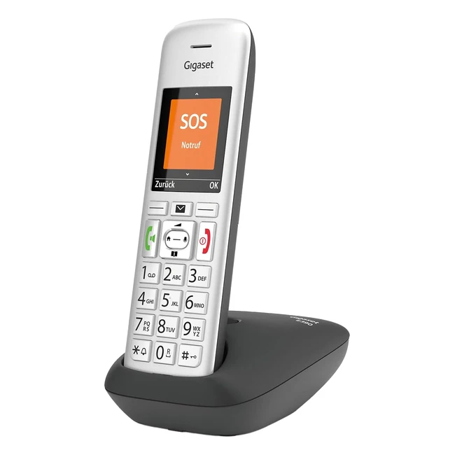 Gigaset E390 Senioren DECT-Telefon - Groe Tasten SOS-Funktion einfache Bedie