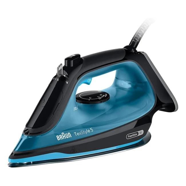 Braun Haushalt TexStyle 5 SI5256 BL Dampfbgeleisen mit FreeGlide 3D Bgelsohl