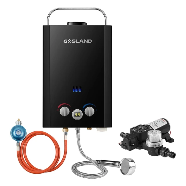 Chauffe-eau instantan portable GASLAND BE158BP60 6L 3037mbar - Douche camping 