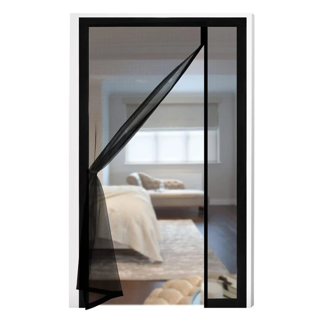 Zanzariera Magnetica 110x220cm Fibra di Vetro Premium - Apertura Laterale