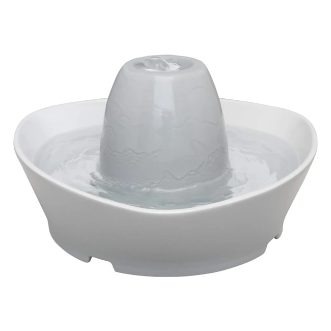 PetSafe Streamside Ceramic Pet Fountain 18L Water Capacity Whisper-Quiet Design