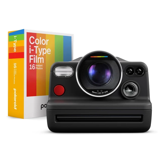 Polaroid i2 Sofortbildkamera Bundle mit Farb-IType-Film Doppelpack 16 Fotos Voll