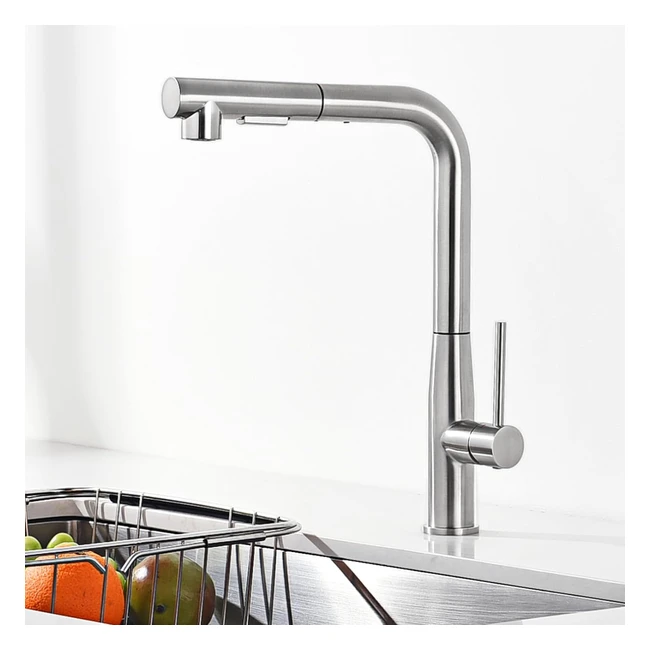 Rubinetto cucina estraibile miscelatore ad alta pressione - Auralum