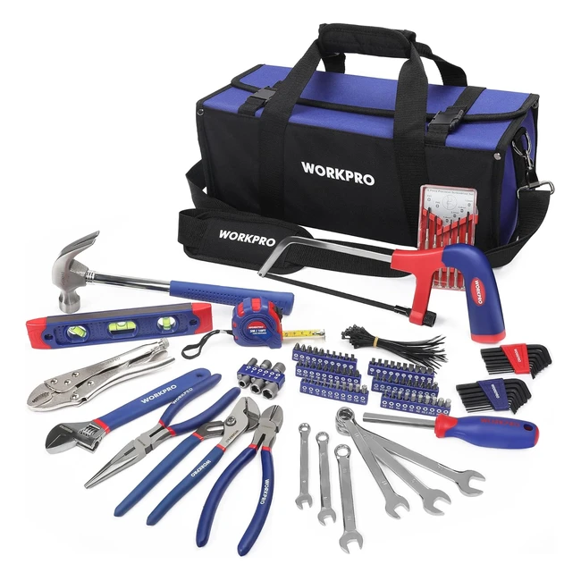 Kit Outils Workpro 156p Sac Durable Bote Complte Bricolage