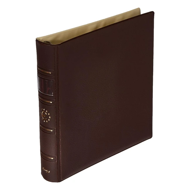 Album Coleccin Monedas Euro Pardo 170005 - Color Burdeos