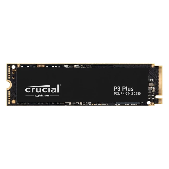 Crucial P3 Plus 2TB M2 PCIe Gen4 NVMe Internal SSD - Bis zu 5000MBs - CT2000P3