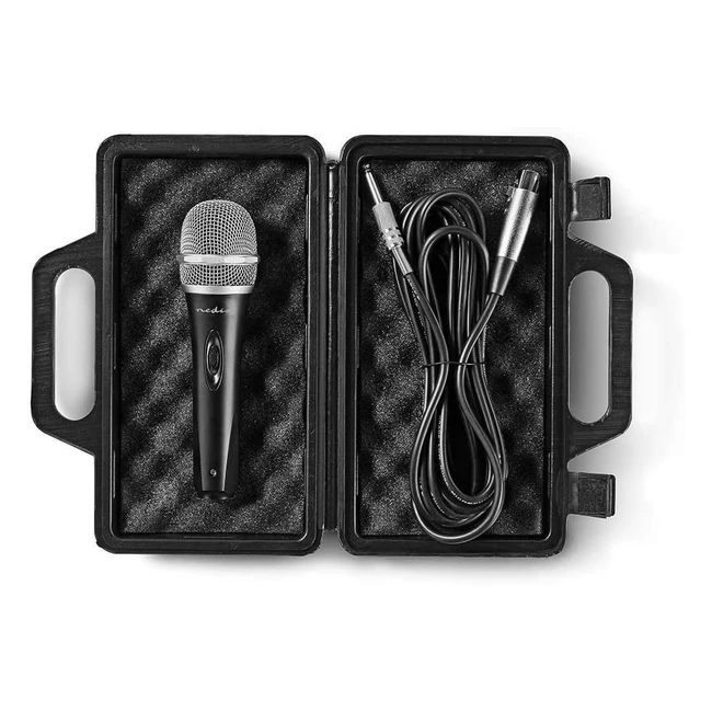 Nedis Kabelgebundenes Mikrofon Cardioid 500 m 50 Hz 15 kHz 600 Ohm