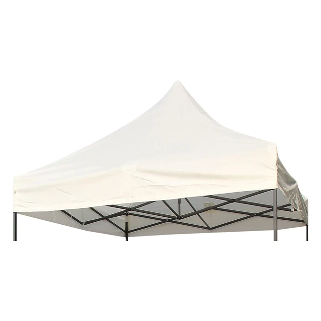All Seasons 25x25 Gazebo Spare Roof Canopy White - Waterproof PVC Coated