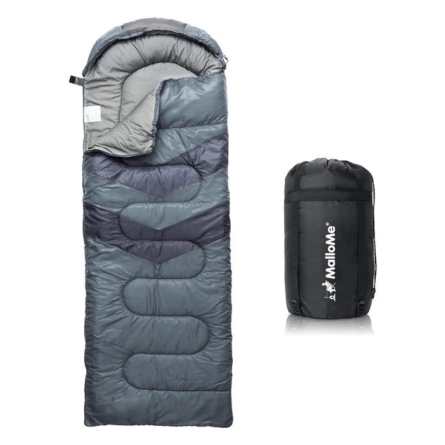 Mallome Sleeping Bags 4 Season Ultralight Backpacking Cold Weather - Warm Lightweight Compact Single Adult Kids Girls Boys Winter Sleep Camping Accessories