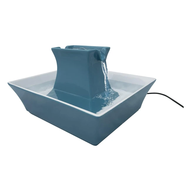 Fontana Petsafe Pagoda Drinkwell 2lt Blu - Cani e Gatti - Ceramica