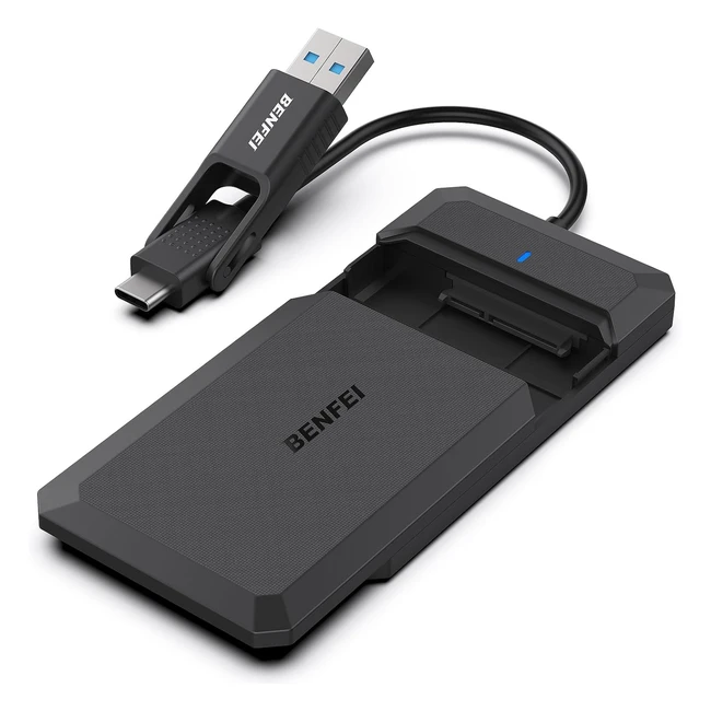 Boitier Disque Dur Benfei USB C USB A 25 SATA HDD SSD 795mm UASP