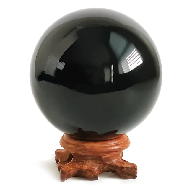 Bolas de Cristal Obsidiana Negra 70mm Fengshui Meditación Curación Adivinación