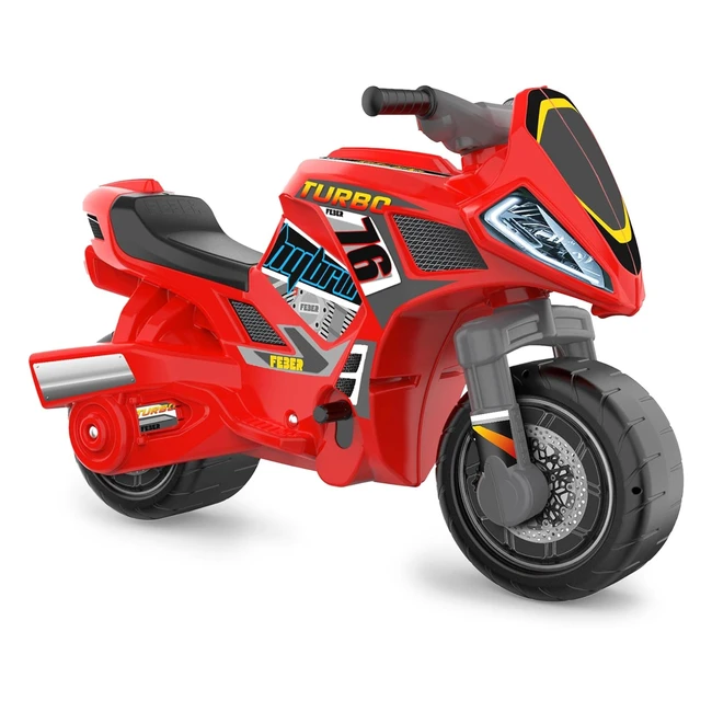 Feber MotoFeber Turbo Hybrid 2 en 1 - Moto Infantil 6V - Correpasillos para Niños - Famosa 800013781