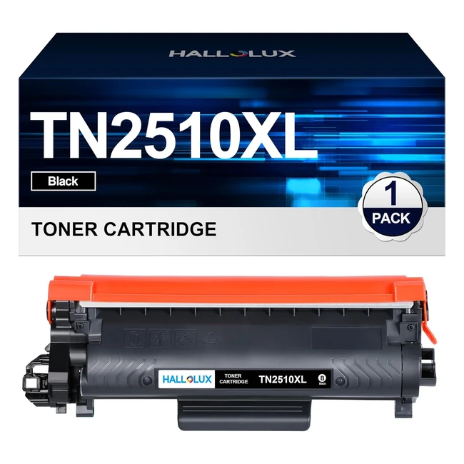 Hallolux TN2510XL Toner Compatibili Brother TN2510 Nero 1Pack