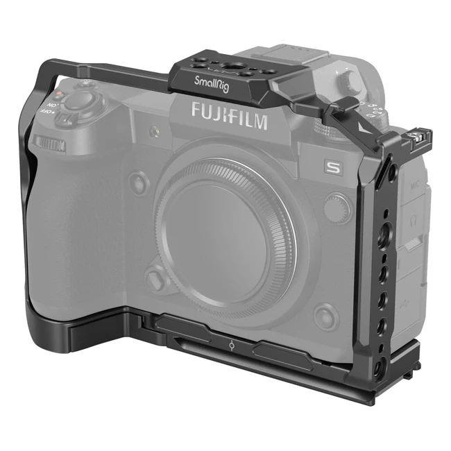 Cage SmallRig pour Fujifilm XH2S 3934 - Cold Shoe Intgr et Rail NATO - Plaqu