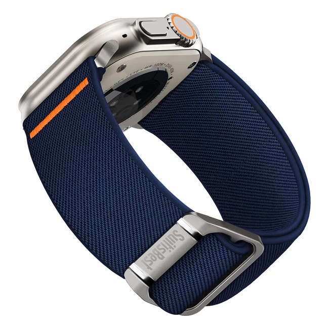 Suitisbest Sport Straps for Apple Watch Ultra 49mm 45mm 44mm 42mm - Wide Stretch