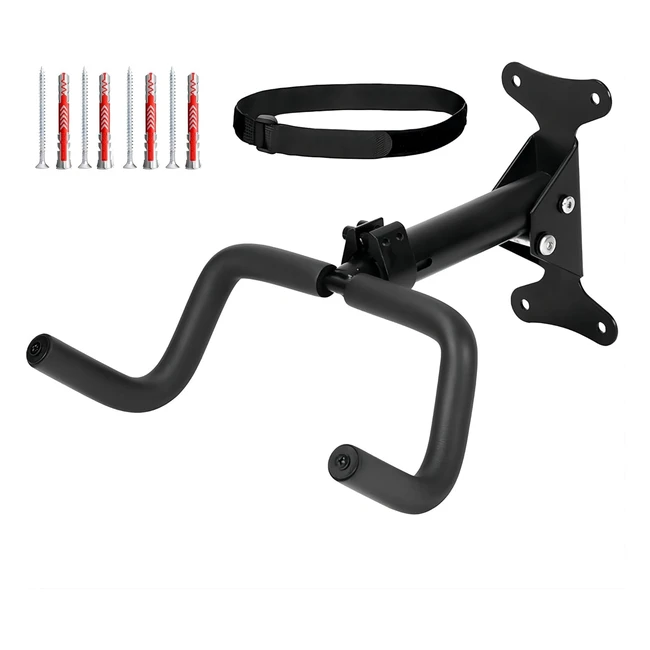 Soporte de Pared para Bicicleta Ajustable y Plegable - Mimoke - Ref. 34cm26cm - Negro