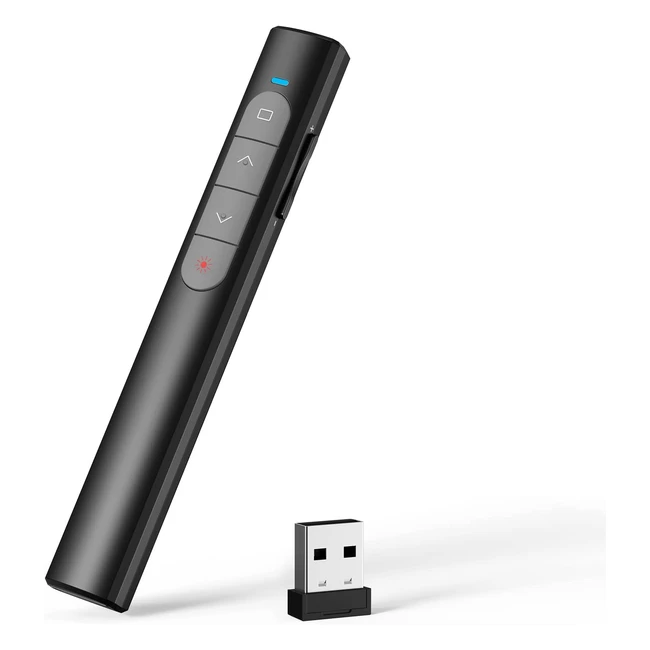 Presentador Inalámbrico Puntero Control Remoto USB - Enseñanza Oficina Conferencias
