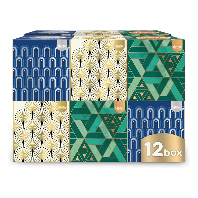 Kleenex Collection Box Fazzoletti 12 Box da 48 Veline - Design Esclusivo