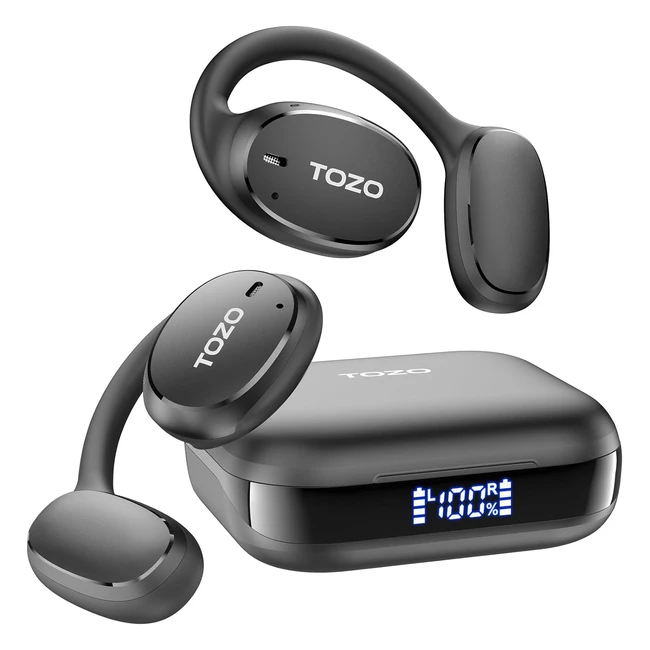 TOZO Openego Auriculares Inalámbricos Bluetooth Deportivos Negro