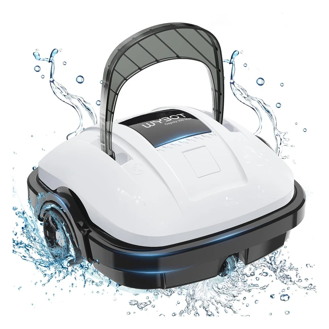 Robot Limpiador de Piscina Wybot | Batería Recargable 5200mAh | Tecnología de Carga Rápida