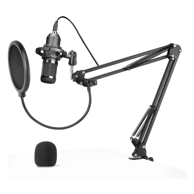 Microfono USB Condensatore Streaming Mars Gaming MMICPRO - Alta Definizione ASMR