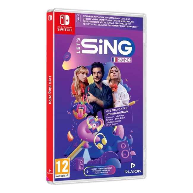 Lets Sing 2024 Solus Nintendo Switch - 40 morceaux clbres inclus