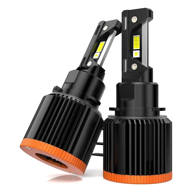 Jindot H15 LED Lampadine 16000lm - Sostituzione Alogena - 6000K Bianco - Pacco d