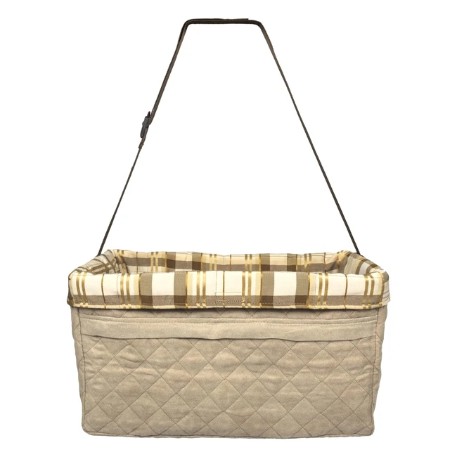 Seggiolino Rialzato e Imbottito Petsafe Happy Ride fino a 81 kg - Marrone Chiaro