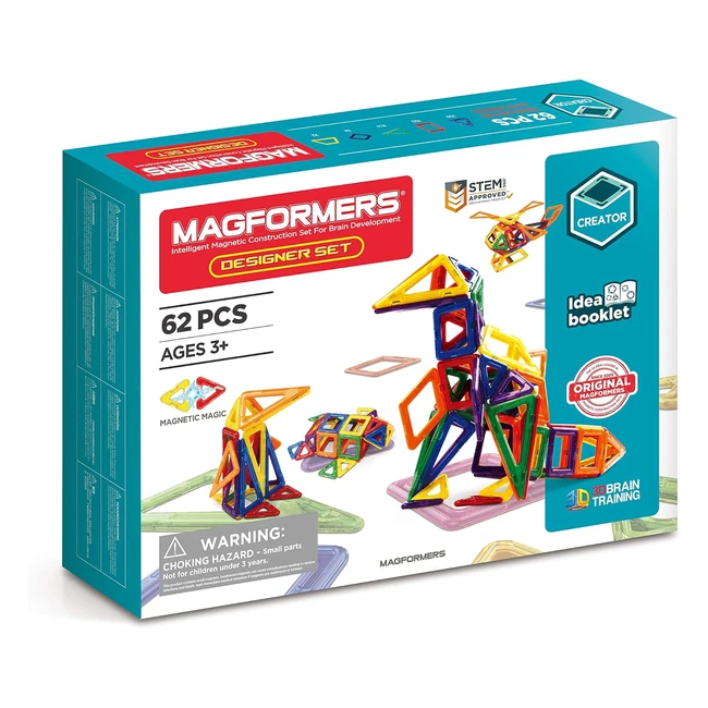 Magformers 2042622 27415 Konstruktionsspielzeug 3-99 Jahre 62 Teile - Kreativ ba