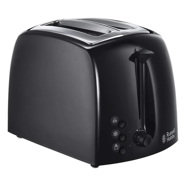 Russell Hobbs Textures 2 Slice Toaster 21641 - Extra Wide Slots 6 Browning Leve