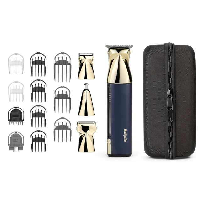 Babyliss SuperX Metal 15-in-1 All-in-One Multitrimmer Cordless Grooming Kit - Ja