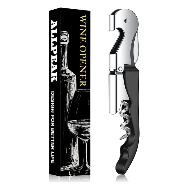 Tire bouchon limonadier professionnel sommelier Allpeak 1pc acier inoxydable